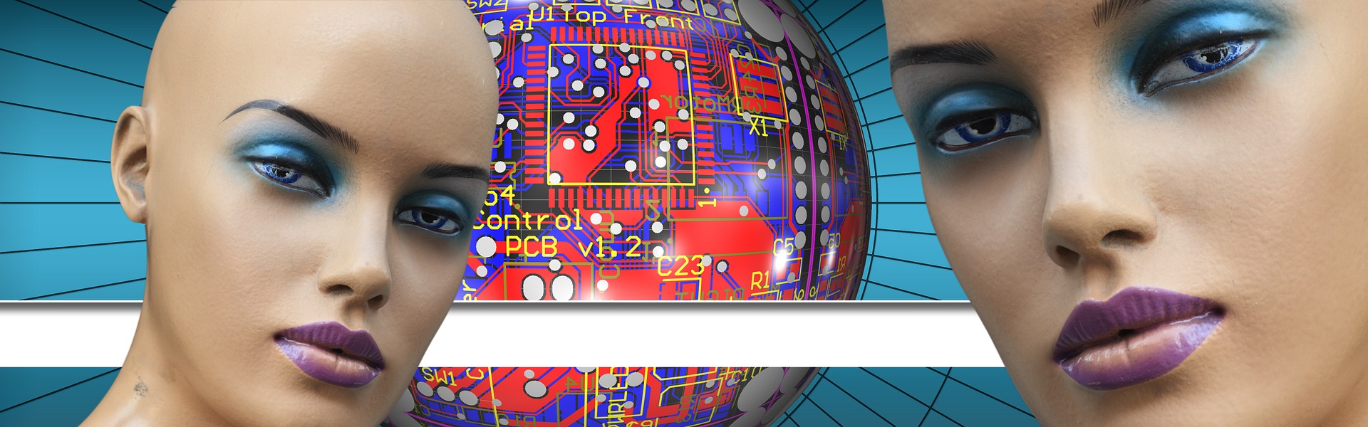 image reflecting artificial intelligence