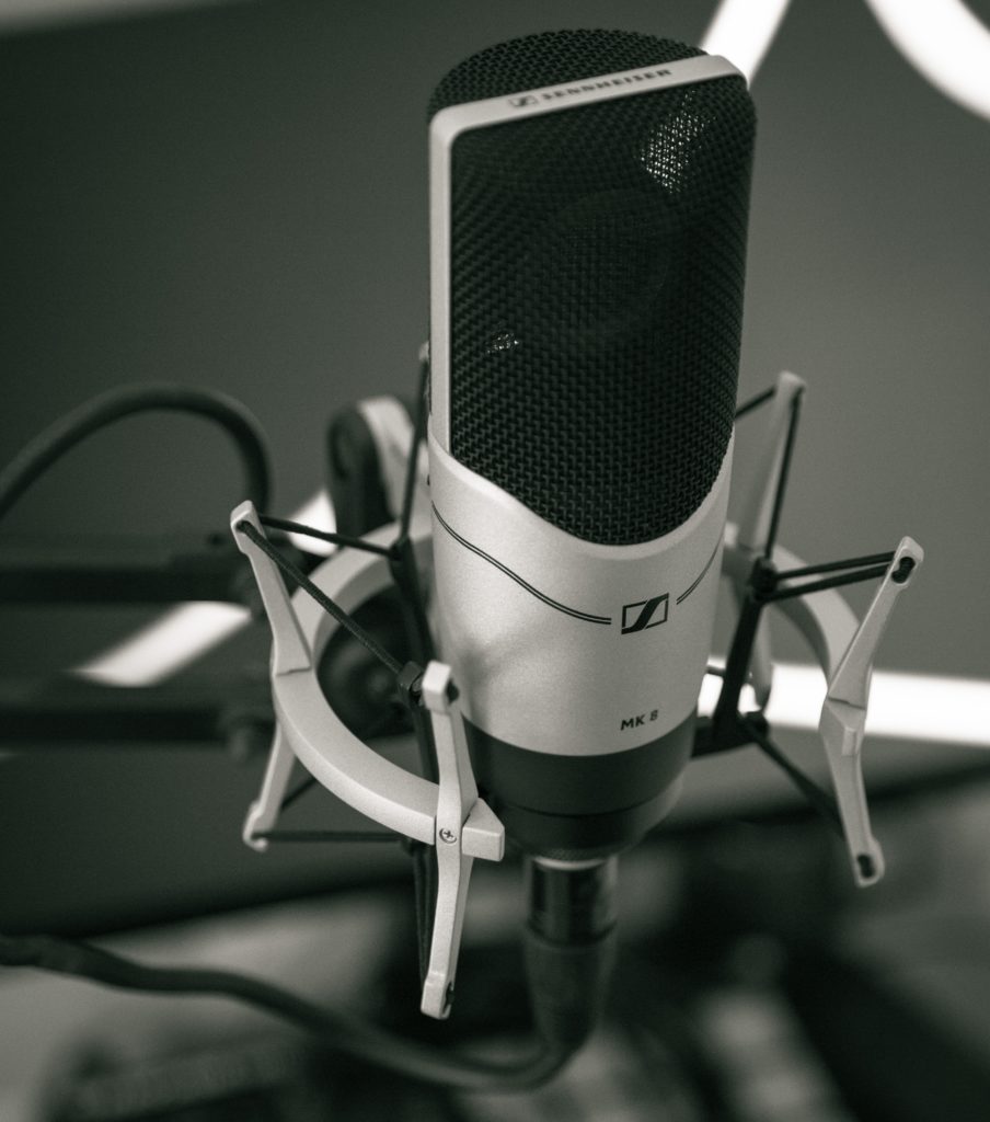 audio-black-and-white-close-up-condenser-mic-347700 How to make professional video calls