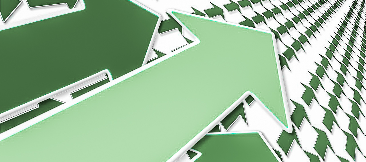 employee training and development | PRS eLearning Image of green arrows pointing up, representing growth