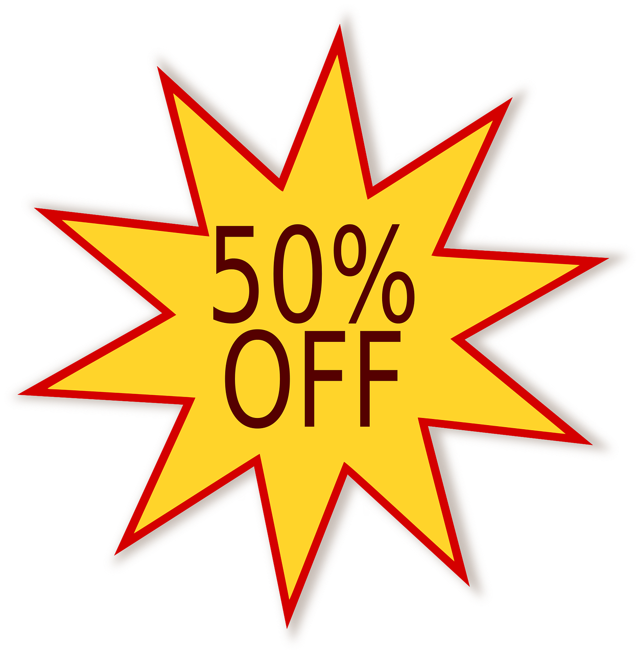 Black Friday 50% discount 50% off